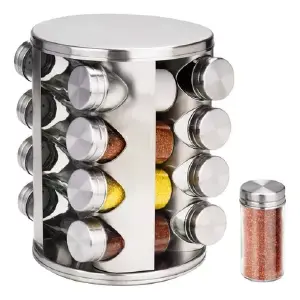 Especiero Cocina De 16 Frascos Giratorio