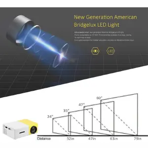 Video Beam Proyector Mini Led Hdmi Yg300