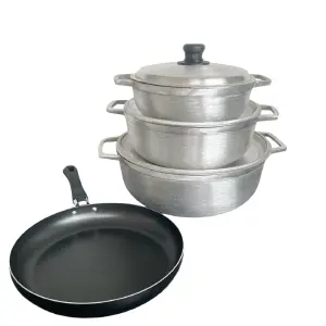 CALDEROS #4-#6#10 + SARTEN 24CM ANTIAD
