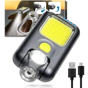 Mini Linterna Llavero Led Recargable 800