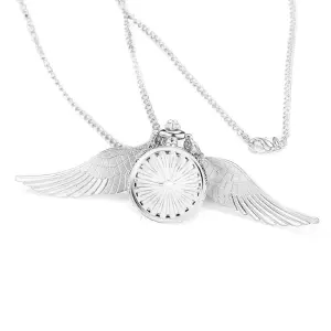 Collar Reloj Snitch Harry Potter Platead
