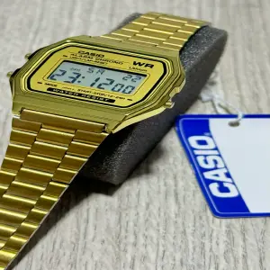 reloj casio dorado retro acero inoxidabl
