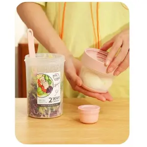 Set Taza Doble + Cuchara