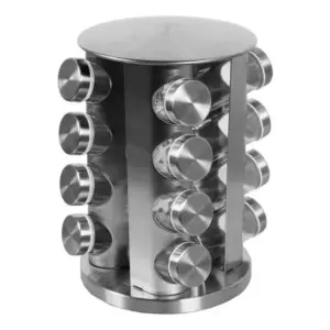 Soporte Giratorio Plateado De Acero X16