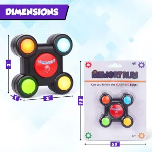 JUEGO DE MEMORIA CON LUCES Y SONIDOS