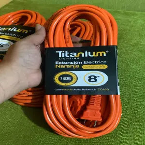 EXTENSION ELECTRICA NARANJA 8 METROS