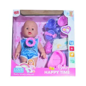 Muñeca Bebe Bebote Tetero Sonido Pañales