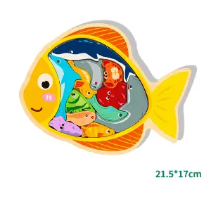 ROMPECABEZA DIDÁCTICO DE MADERA INFANTIL