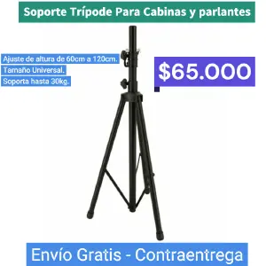 SOPORTE O TRIPODE PARA CABINAS Y PARLANT