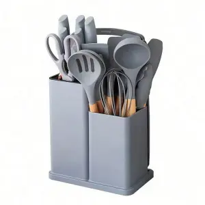 Set 19 Utensilios De Cocina En Silicona