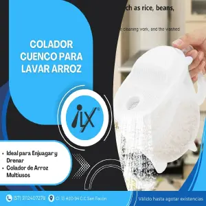CUCHARA GRAMERA + COLADOR ARROZ