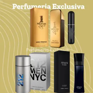 One million+212 nyc+armani code+perfumer