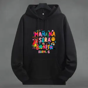 Buzo, Buso Hoodie KAROL G NEGRO