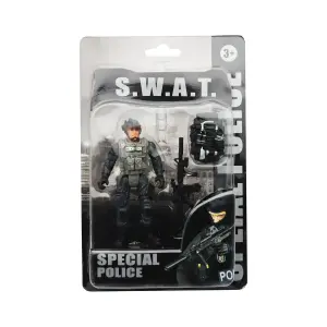 Soldado Militar Policia Swat Acción Niño