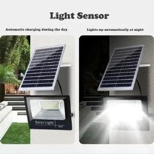 Reflector Solar Exterior 50W Recargable