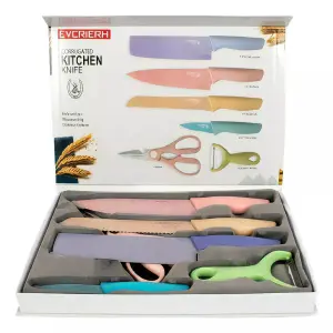 Set Juego de Cuchillos para Cocina X6: Elegancia y Precisión en tu Cocina - Set Juego De Cuchillos Para Cocina X6