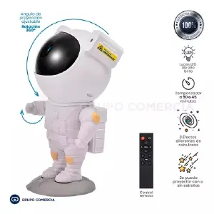 Lámpara Proyector Astronauta Grande con