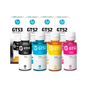 Kit X4 Tintas Hp Gt Original