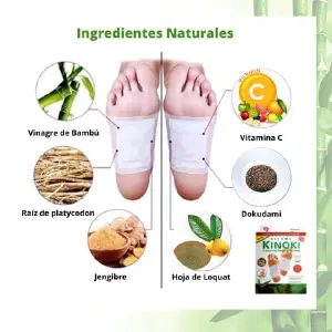 Parche Kinoki Para Pies Desintoxicante