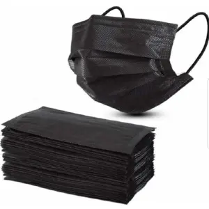 Tapaboca Desechable Negro X 50