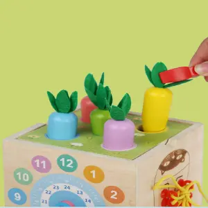 Juego Didáctico Cubo 8 en 1 Montessori