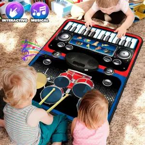 Tapete Interactivo 2 en 1 Piano SLW9881