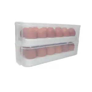 Organizador contenedor para huevos x 24