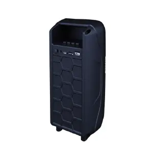 Parlante Luz Led Bocina NEGRO JBK-435