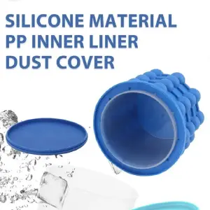 Molde siliconado para cubos hielo port
