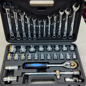 Rachet de 1/2", 37 Piezas: La Herramienta Perfecta para tus Proyectos - Rachet de 1 /2, 37Pcs