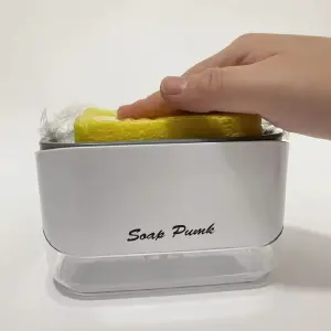 Dispensador de jabón con esponja