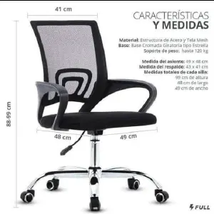 Silla ergonómica oficina