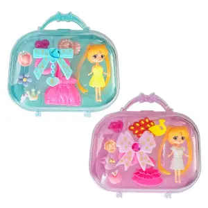 Muñeca Accesorios Anillos Bolso Maleta