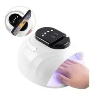 Lampara de uñas 168w soporte celular