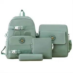 Maleta Morral 4 Piezas Escolar Bolso Vd