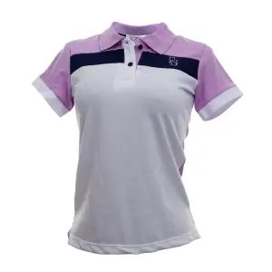 Mle7 Blanco-Lila: La Camiseta Polo que Eleva tu Estilo - Mle7 Blanco-Lila