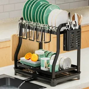 ESCURRIDOR PLATOS 2 NIVELES AHORRADOR: La Solución Perfecta para tu Cocina - ESCURRIDOR PLATOS 2 NIVELES AHORRADOR