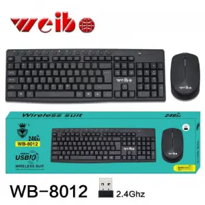 Combo Teclado Inalámbrico USB 8012