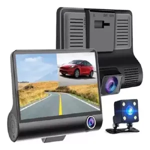 DVR - Dash Cam Triple  Camara