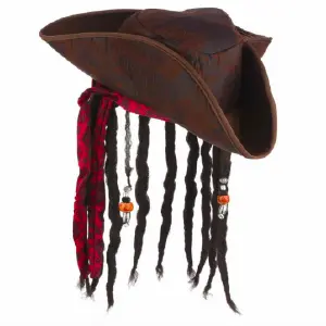 Rastas Sombrero Peluca Pirata