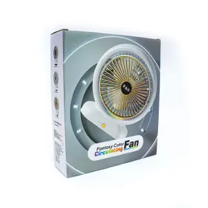 Ventilador Fantasy Color Fan blanco