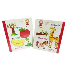 Libro Rompecabezas Frutas Madera Juguete