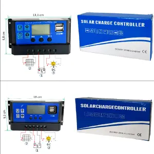 CONTROLADOR DE CARGA SOLAR 60A