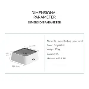 Tazon Bebedero Antiderrame CR24003-396