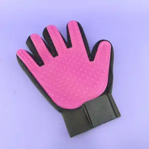 Guante para baño de mascotas