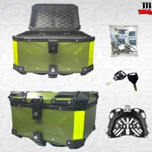 Maletero 45 litros Moto verde