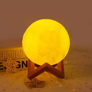 Lámpara de Escritorio tipo Luna 3D