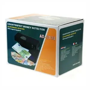 Probador Detector Billetes Falsos Luz Uv