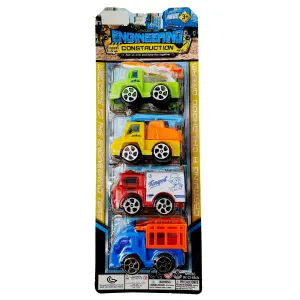 Set Carros De Impulso Mixtos Juguete