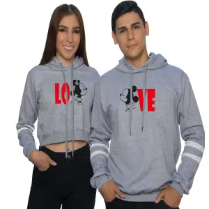 Buzo, Buso Hoodie Mickey pareja